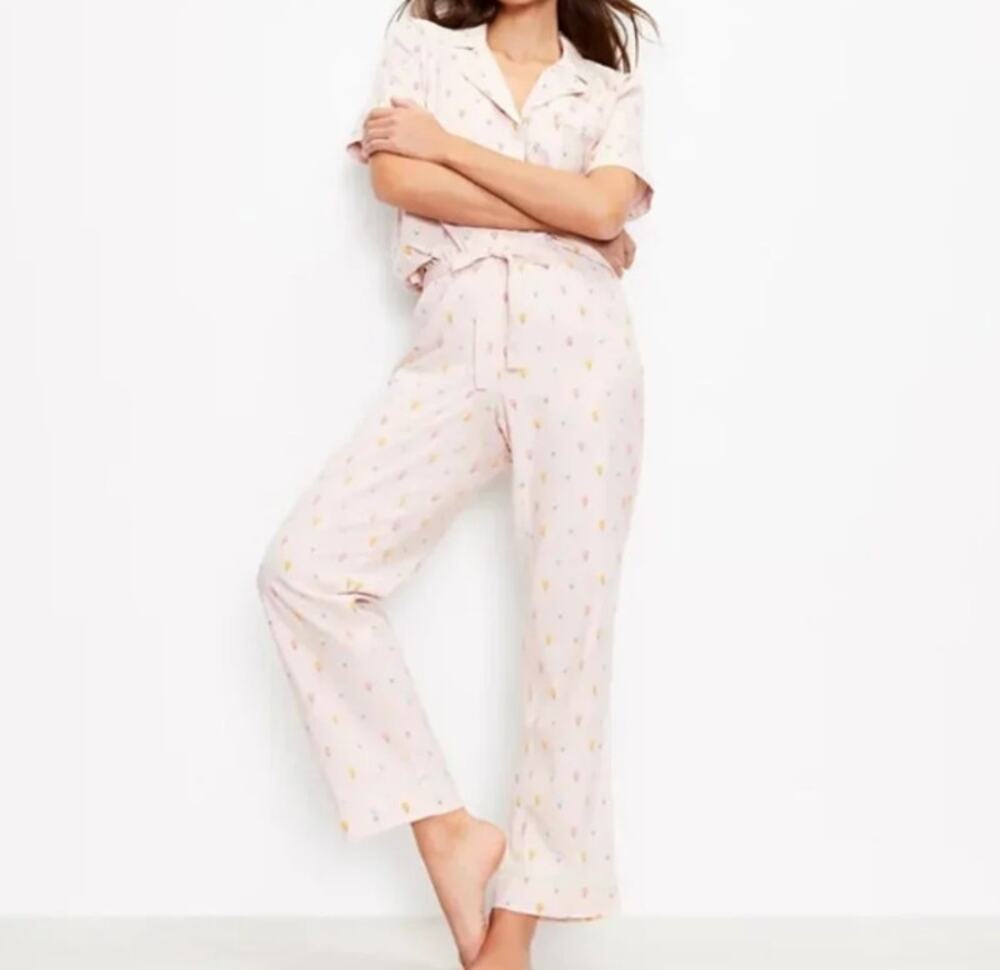 LOFT Sleep | Pink Ice Cream Pajama Set | Women's Size M